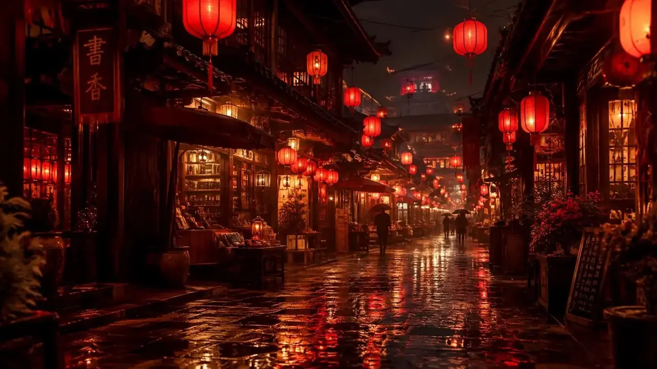 锦城烟火 短剧剧照,剧场暖光氛围